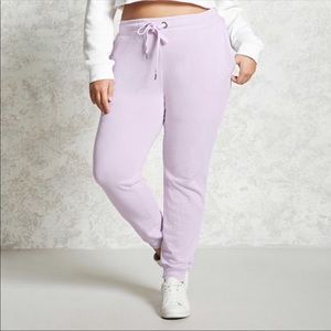 Light purple sweatsuit FOREVER 21 2x